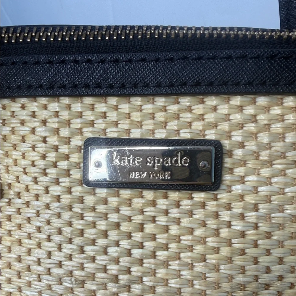 Kate Spade Cedar Street Straw Satchel Crossbody Bag - Picture 7 of 11